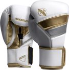 Hayabusa T3 Boxing Gloves -white/gold